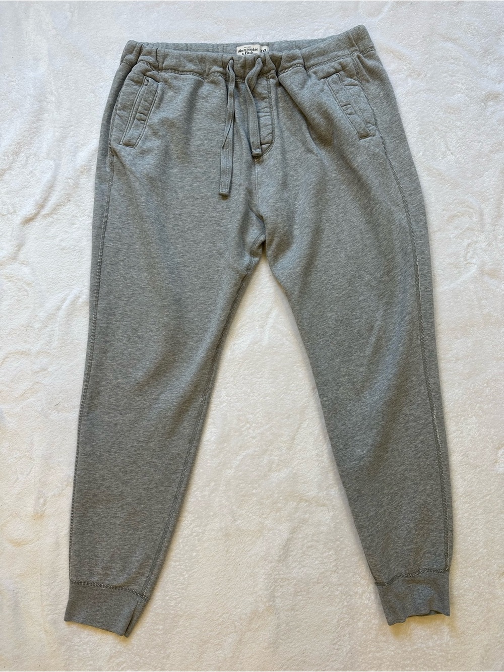 Abercrombie & Fitch Heather Gray Men's Jogger Sweatpants